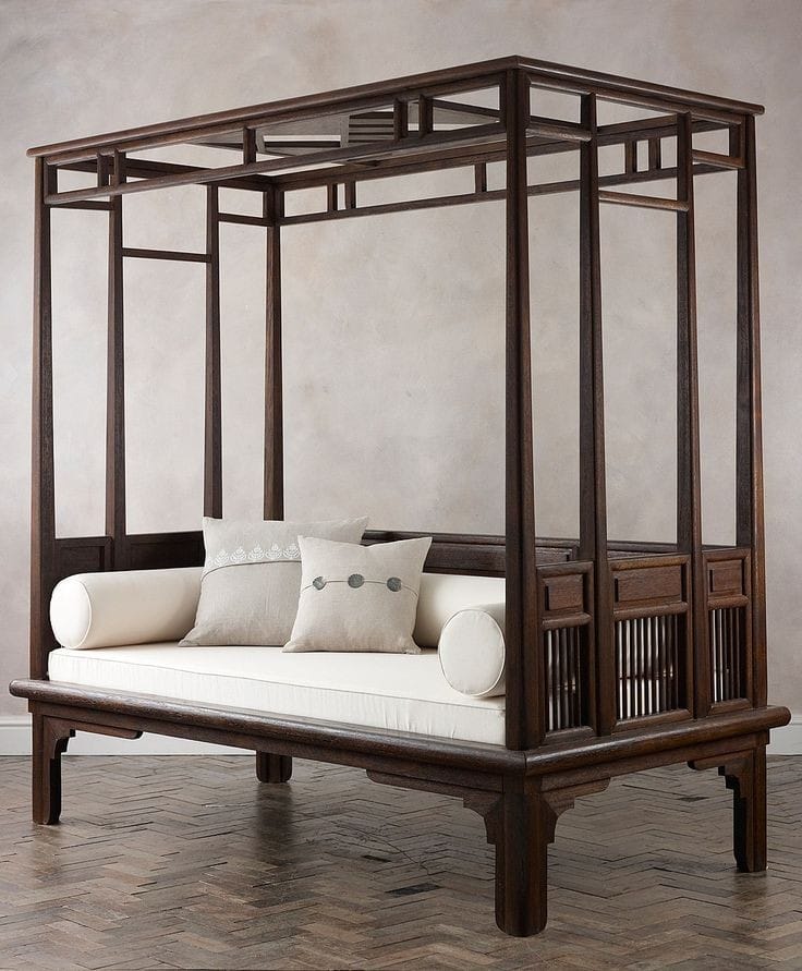 Ming-Style Canopy Daybed