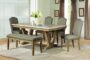 Carrara Marble-Top Dining Set