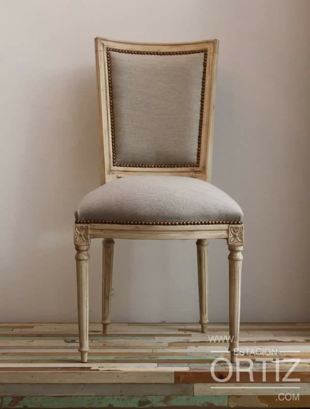Nailhead Beaded Dining Chair